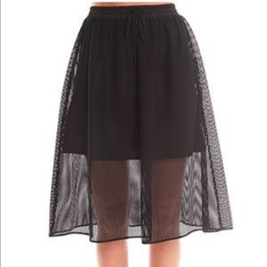 Clover Canyon Mesh Skirt (S)